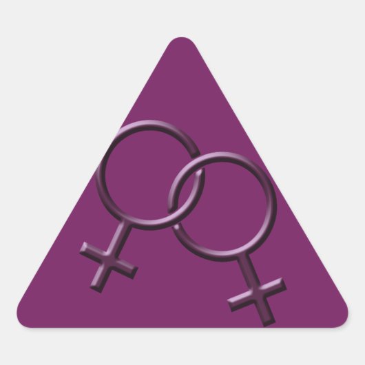 Gay Pride Aufkleber gleichgeschlechtliche Lesben L (Vorderseite)