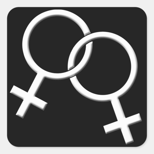 Gay Pride Aufkleber gleichgeschlechtliche Lesben L (Vorderseite)