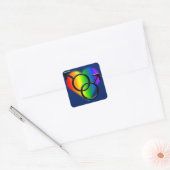 Gay Pride Aufkleber Männer Gay Pride Regenbogenauf (Umschlag)