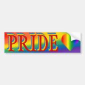 Gay Pride Autoaufkleber Rainbow Liebe Sticker (Vorne)