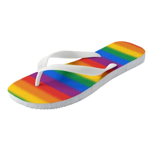 Gay Pride Badesandalen (Schrägansicht)