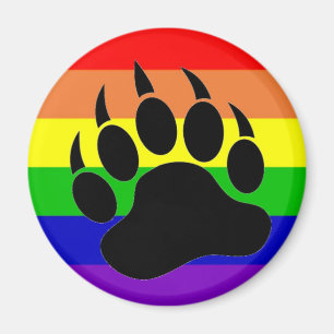 Gay Pride-Bärn-Tatze Magnet