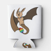 Gay Pride Bat Dragon Dosenkühler (Rückseite)
