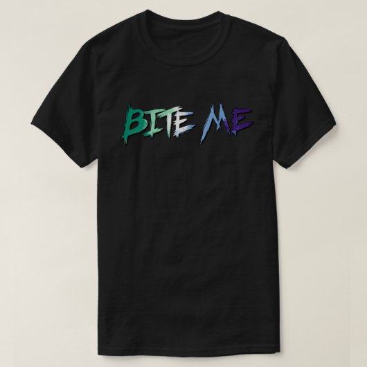 Gay Pride Beiß mich T-Shirt (Design vorne)
