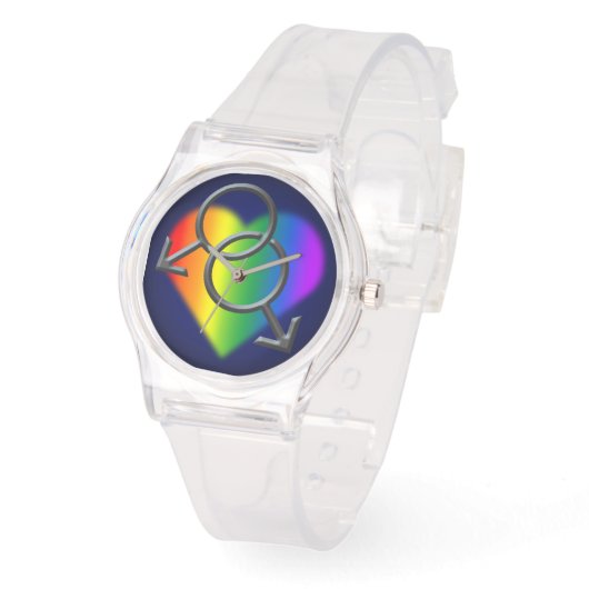 Gay Pride Beobachten Rainbow Liebe Armbanduhren & (Winkel)