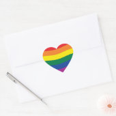 Gay Pride-Bewegungs-Flag Herzsticker Herz-Aufkleber (Umschlag)