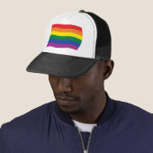Gay Pride-Bewegungs-Flag-Hub Truckerkappe (Beispiel)
