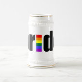 Gay Pride Bierglas (Mittel)