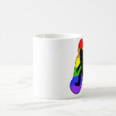 Gay Pride-Bigfoot-Tasse Kaffeetasse (Mittel)