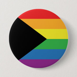 Gay Pride - BLM-Gay Pride-Flag - Regenbogenstreife Button