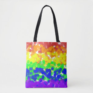 Gay Pride Bokeh Flag Necklace Tasche