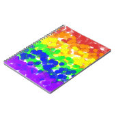 Gay Pride Bokeh Flag Notizblock (Linke Seite)