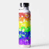 Gay-Pride-Bokeh-Flagge Trinkflasche (Rechts)