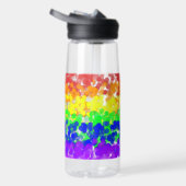Gay-Pride-Bokeh-Flagge Trinkflasche (Rechts)