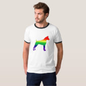 Gay Pride-Boxer T-Shirt (Vorne ganz)