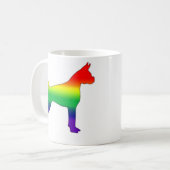Gay Pride-Boxer-Tasse Kaffeetasse (Vorderseite Links)