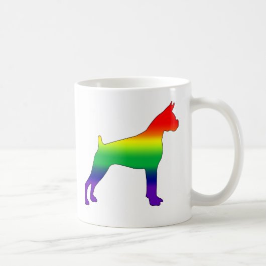 Gay Pride-Boxer-Tasse Kaffeetasse (Rechts)
