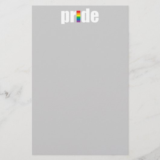 Gay Pride-Briefpapier Briefpapier (Vorderseite)