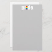 Gay Pride-Briefpapier Briefpapier (Vorne/Hinten)