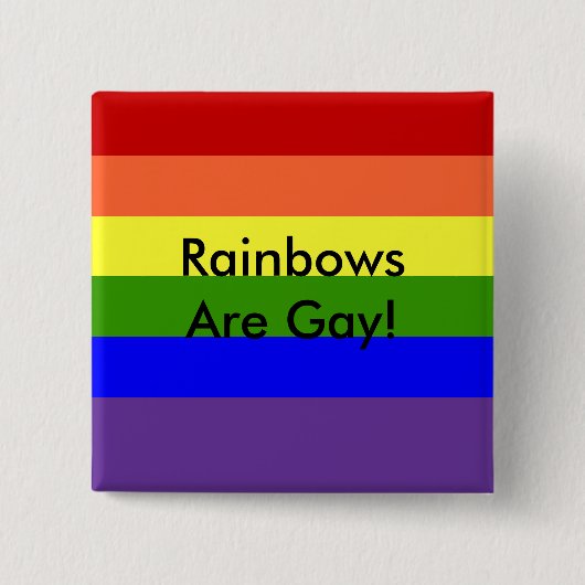 Gay Pride Button (Vorderseite)