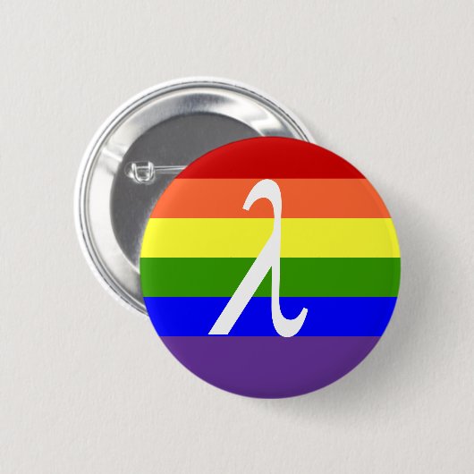 Gay Pride Button (Vorne & Hinten)