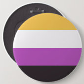 Gay Pride Button (Vorne & Hinten)