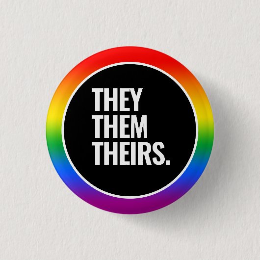 Gay Pride Button (Vorderseite)
