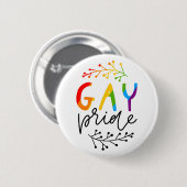Gay Pride Button (Vorne & Hinten)