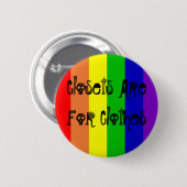 Gay Pride Button (Vorne & Hinten)