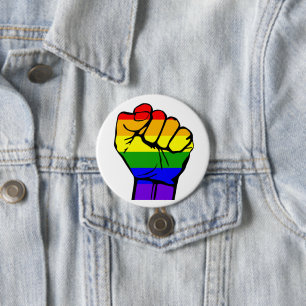Gay Pride-Button - Pride Flaggen-Knopf - Button