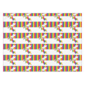 Gay Pride Christmas Holly Tischdecke (Vorderseite (Horizontal))