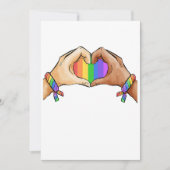 Gay ?Pride Closing Lgbt Rainbow  Save The Date (Vorderseite)