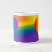 Gay Pride Coffee Cup Rainbow Liebe Tasse (Vorderseite)