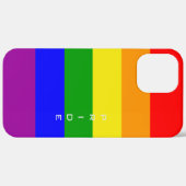 Gay Pride Colors Rainbow Flag Pride Case-Mate iPhone Hülle (Hinten (horizontal))