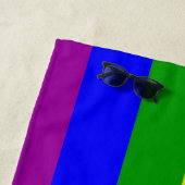 Gay Pride Coole Regenbogenflagge Strandtuch (Beispiel)