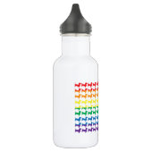 Gay Pride-Dackel Trinkflasche (Links)