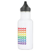 Gay Pride-Dackel Trinkflasche (Rechts)