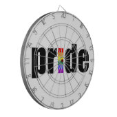 Gay Pride Dartscheibe (Vorderseite Links)
