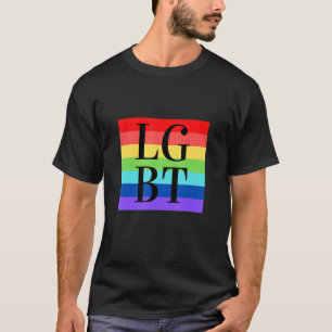 Gay Pride der LGBT-Flagge Transgender Lesbisch Bis T-Shirt