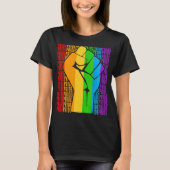 Gay Pride der LGBT-Regenbogenflagge Flag Queer LGB T-Shirt (Vorderseite)