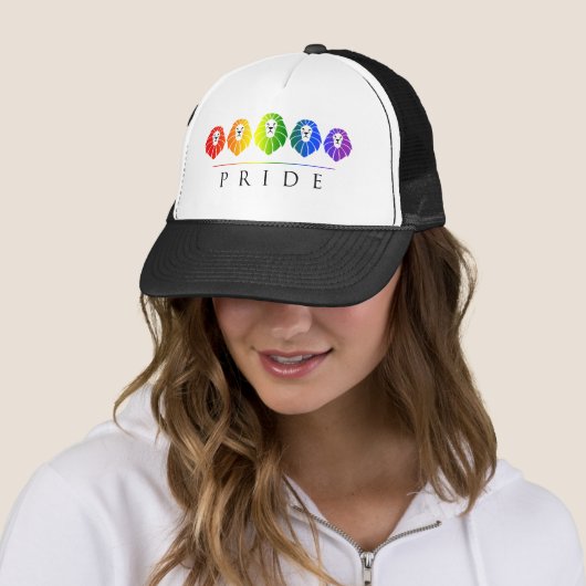 Gay Pride der Löwen - LGBT Truckerkappe (Beispiel)
