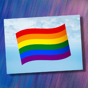 Gay Pride der Regenbogenflagge LGBT LGBTQ Liebe is Karte