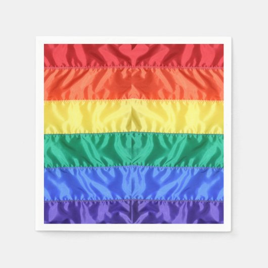 Gay Pride der Regenbogenflagge LGBTQ LGBT Liebe is Serviette (Vorderseite)