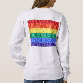 Gay Pride der Regenbogenflagge LGBTQ LGBT Liebe is Sweatshirt