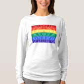 Gay Pride der Regenbogenflagge LGBTQ LGBT Liebe is T-Shirt (Vorderseite)