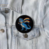 Gay Pride Dino Trex Regenbogen Flag Lgbt Ally Button (Beispiel)