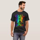 Gay Pride Doberman Pinscher T-Shirt (Vorne ganz)