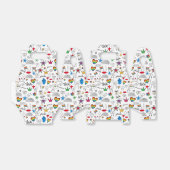 Gay Pride Doodle Muster Geschenkschachtel (Ungefaltet)