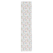 Gay Pride-Doodle-Muster Kurzer Tischläufer (Vorderseite)