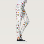Gay Pride-Doodle-Muster Leggings (Rechts)